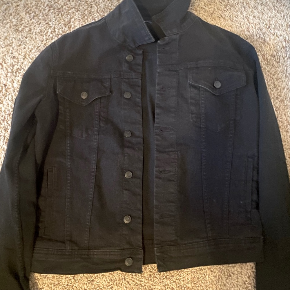 Black jean jacket